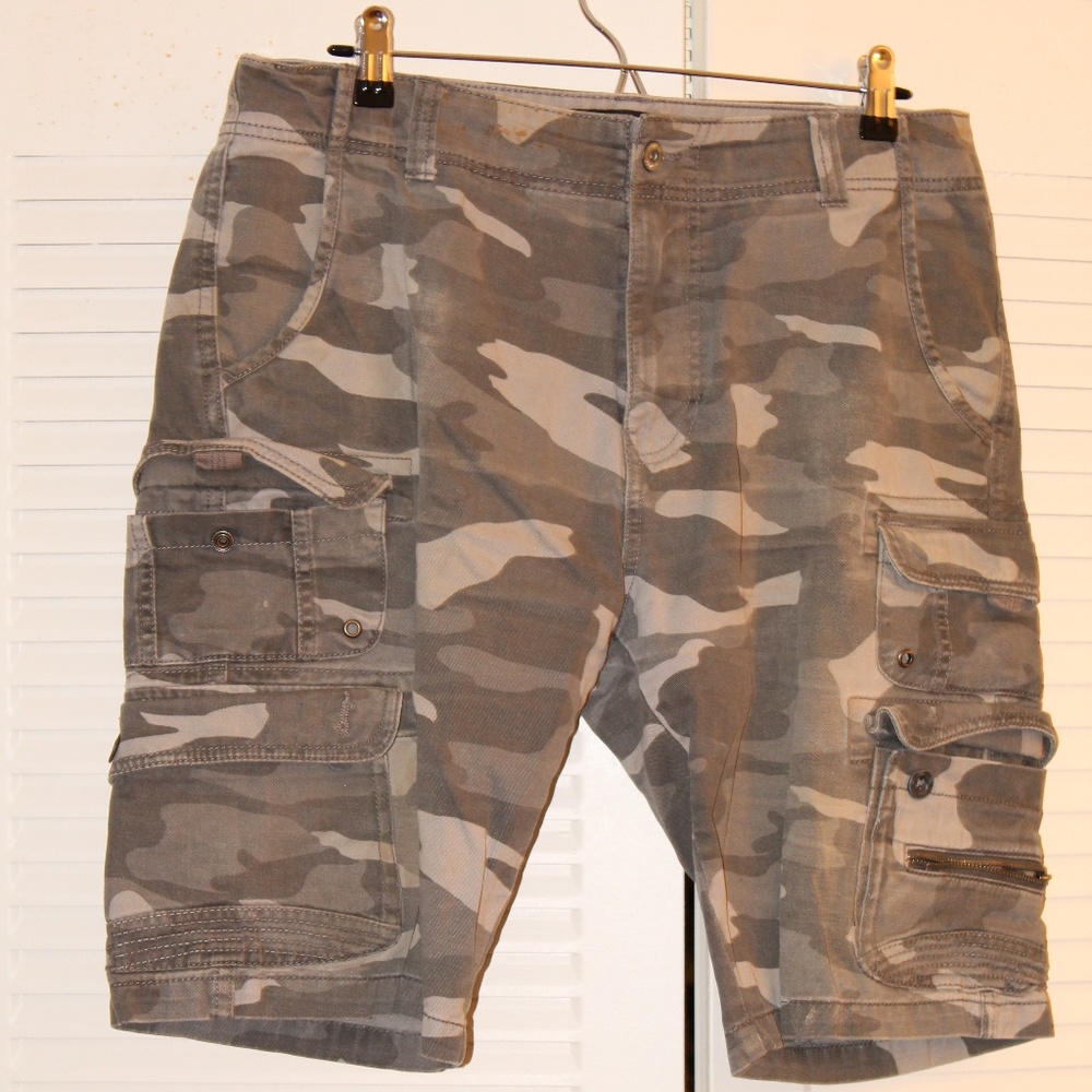 Iron Co. Camo Cargo Shorts